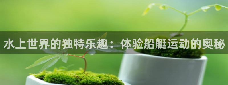 水上世界的独特乐趣：体验船艇运动的奥秘