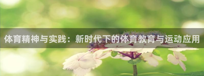 体育精神与实践：新时代下的体育教育与运动应用