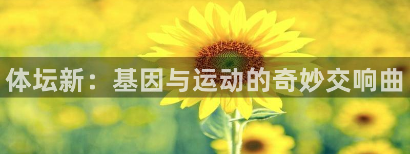 体坛新：基因与运动的奇妙交响曲