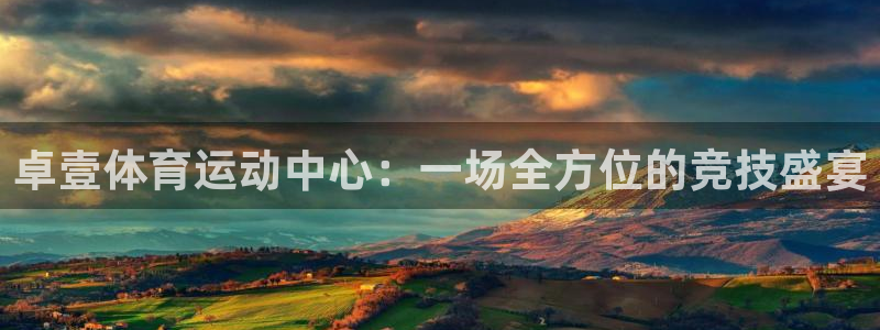 卓壹体育运动中心：一场全方位的竞技盛宴